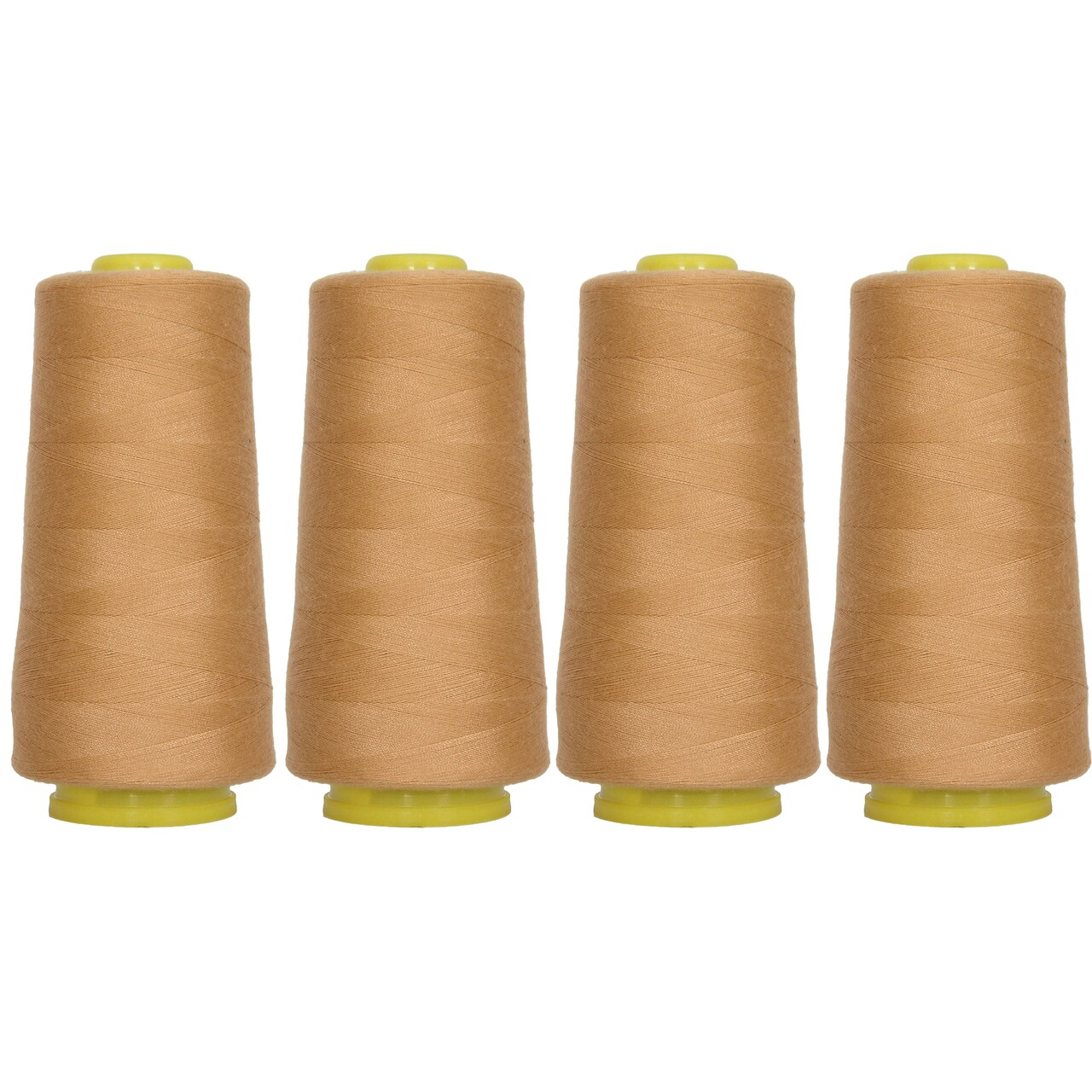 Threadart Polyester Serger Thread - 2750 yds 40/2 - 4 Cone Bundle Pack - 56 Colors Available -